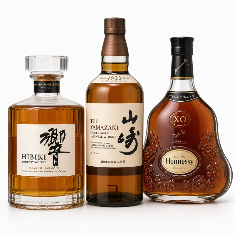 お酒の買取例（ウィスキー、ブランデー）